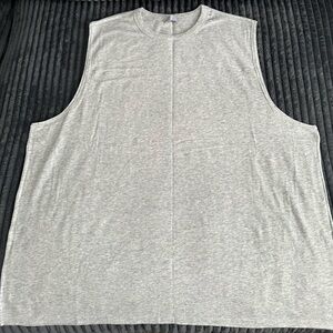SKIMS Women’s Boyfriend Heather Gray Tank Top - Size L - NWOT